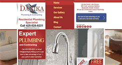 Desktop Screenshot of danikaplumbing.com